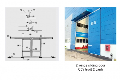 CỬA TRƯỢT 2 CÁNH