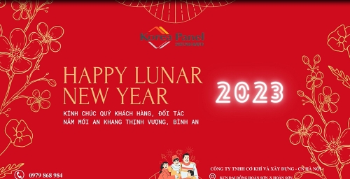 PANEL CÁCH NHIỆT KP CHÚC MỪNG NĂM MỚI 2023